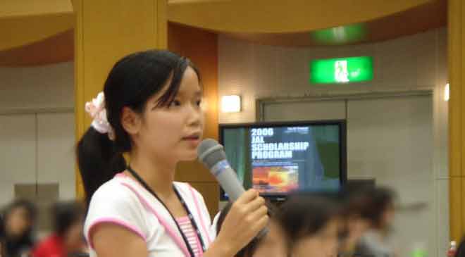 キムアインさんインタビュー写真１