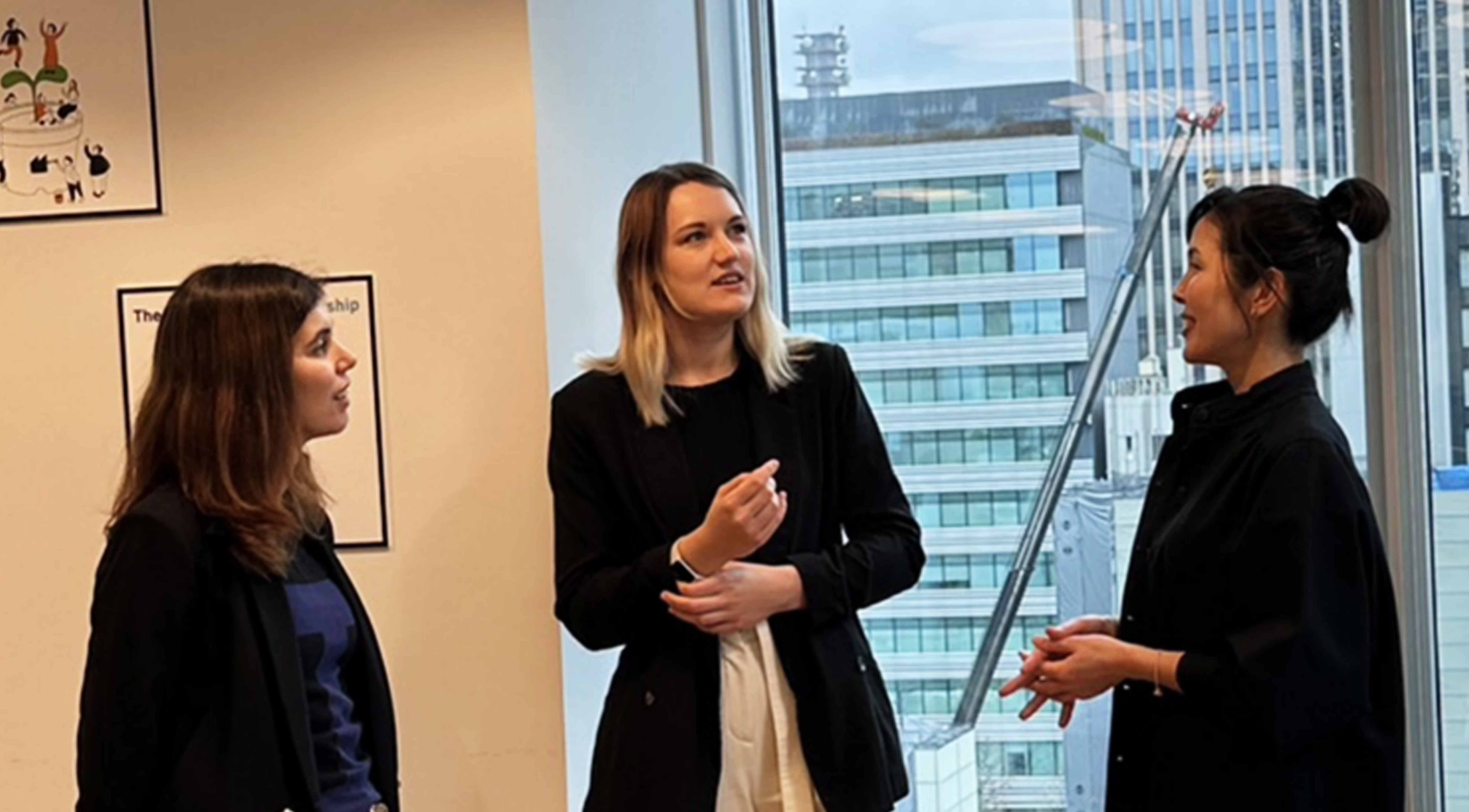 アンナさんの仕事風景