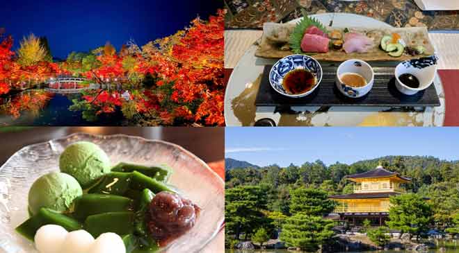 京都の美しい風景と食文化