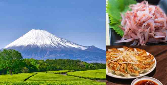 静岡県の美しい風景とグルメ